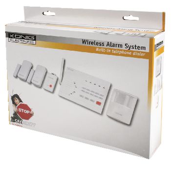 SEC-ALARM200 Draadloze alarm set pstn - 433 mhz / 100 db Verpakking foto